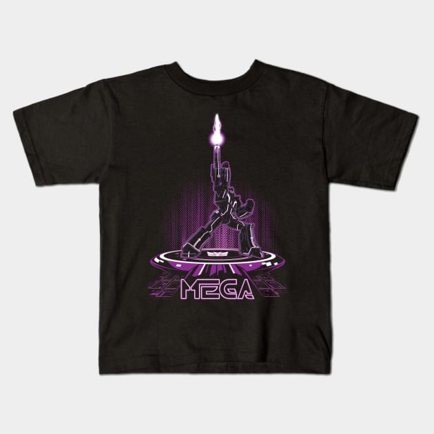 MEGA (TRON) Kids T-Shirt by djkopet